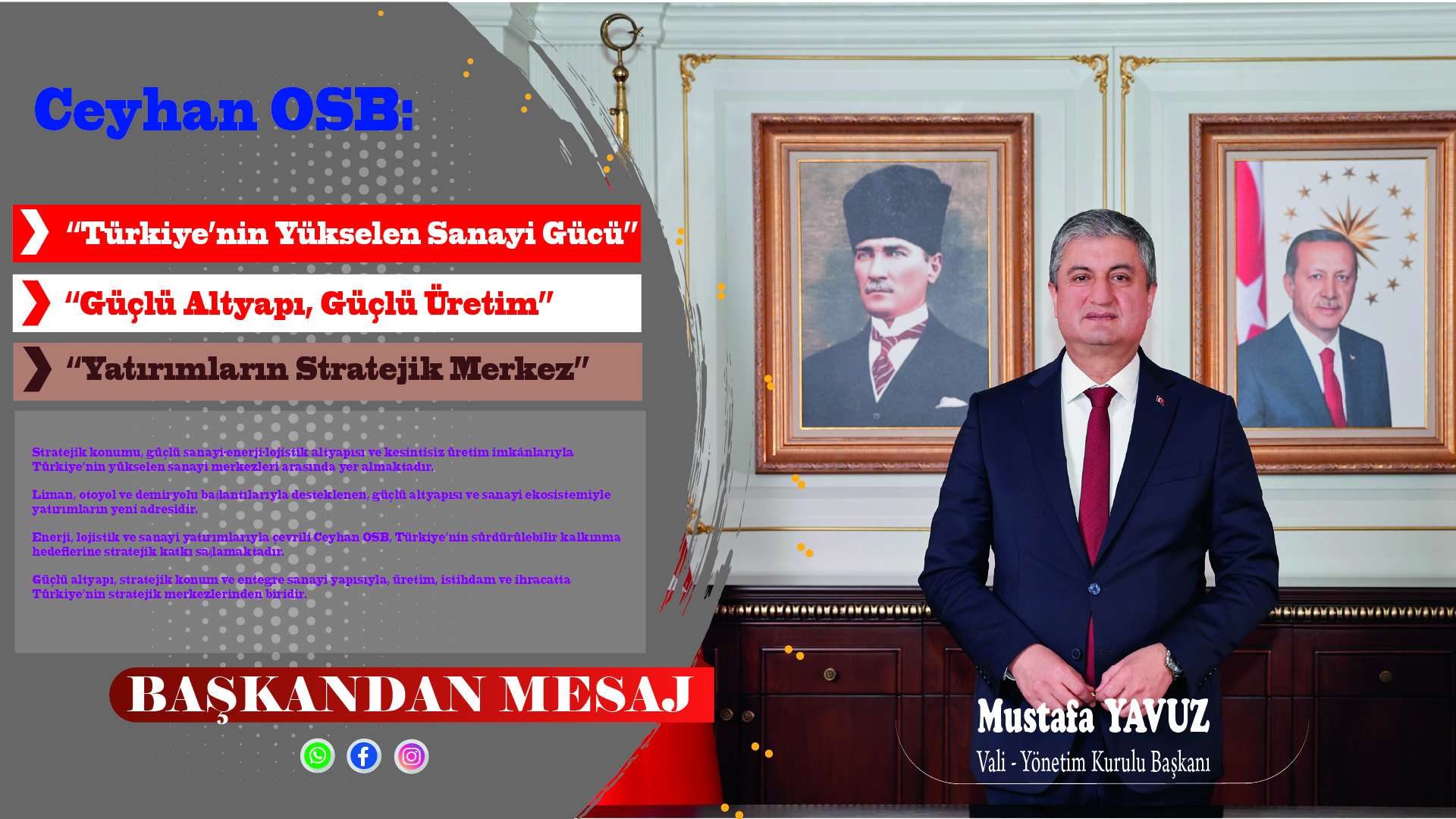 Başkandan Mesaj